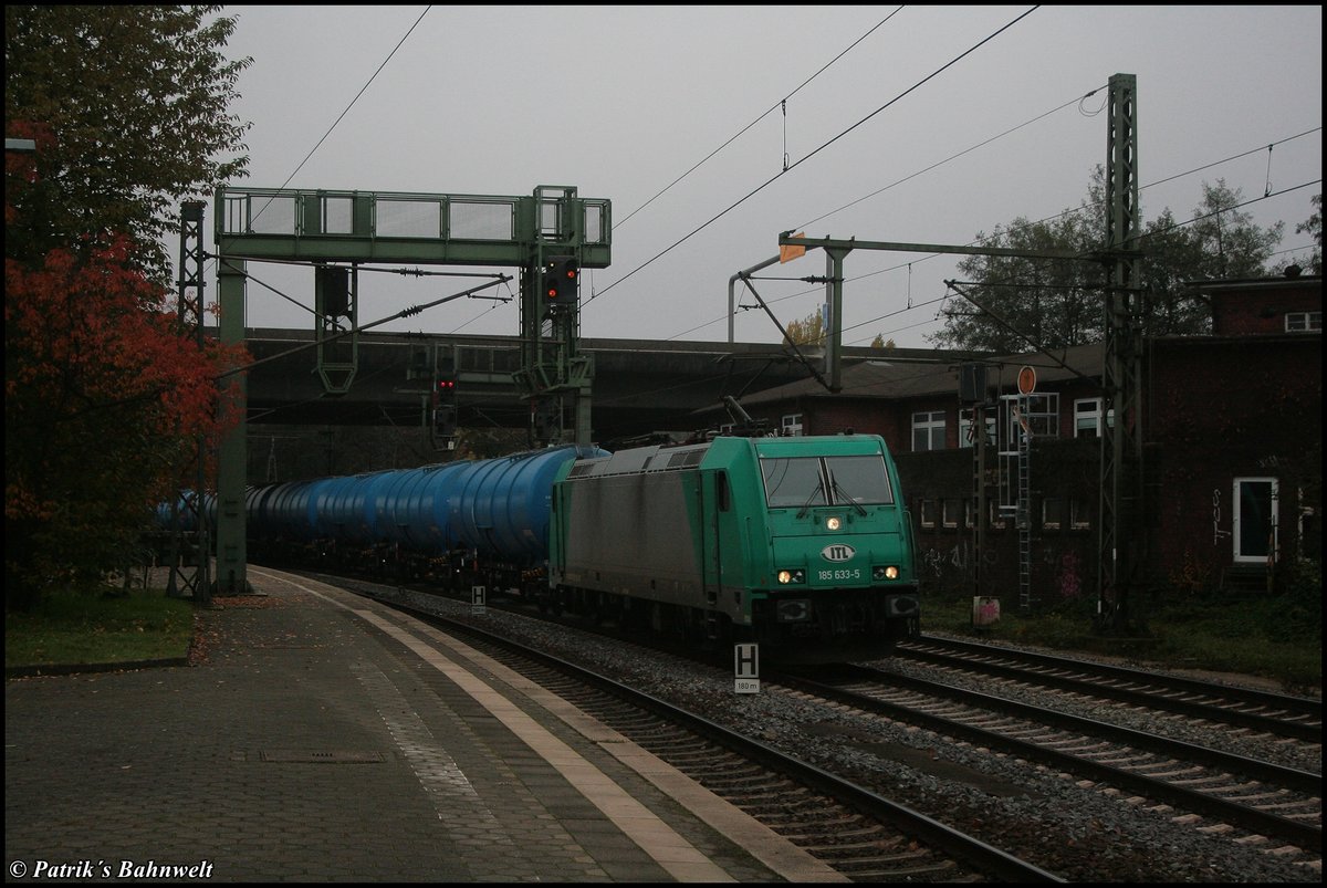 ITL 1895 633 mit Kesselwagenzug
am 07.11.2019 in Hamburg-Harburg