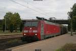 DK-RSC 0 103 103 mit gemischten Güterzug Richtung Norden  am 29.09.2018 in Hamburg-Dammtor