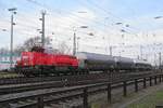 DB 265 029 mit gemischten Güterzug am 22.12.2018 in Köln-Kalk Nord