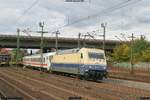 DB 101 112  Rheingold  mit InterCity Richtung Süden  am 29.09.2018 in Hamburg-Harburg