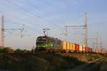 ell-european-locomotive-leasing-2/638063/ell--wlc-193-213-mit ELL / WLC 193 213 mit Containerzug Richtung Wunstorf
am 10.10.2018 in Dedensen-Gümmer
