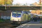 metronom-eisenbahngesellschaft-mbh/637857/me-246-007-mit-re5-nach ME 246 007 mit RE5 nach Cuxhaven
am 02.11.2018 in Hamburg-Harburg