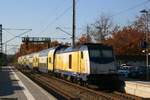 metronom-eisenbahngesellschaft-mbh/637997/me-246-007-schiebt-re5-nach ME 246 007 schiebt RE5 nach Cuxhaven am 15.10.2018 in Buxtehude