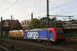 BRLL / HSL 185 597 & SBB Cargo 482 041 abgestellt auf Gleis 175  am 08.10.2018 in Hamburg-Harburg