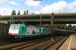VPS 186 131 + VPS 186 249 mit Kohlewagenzug Richtung Hafen  am 25.09.2018 in Hamburg-Harburg