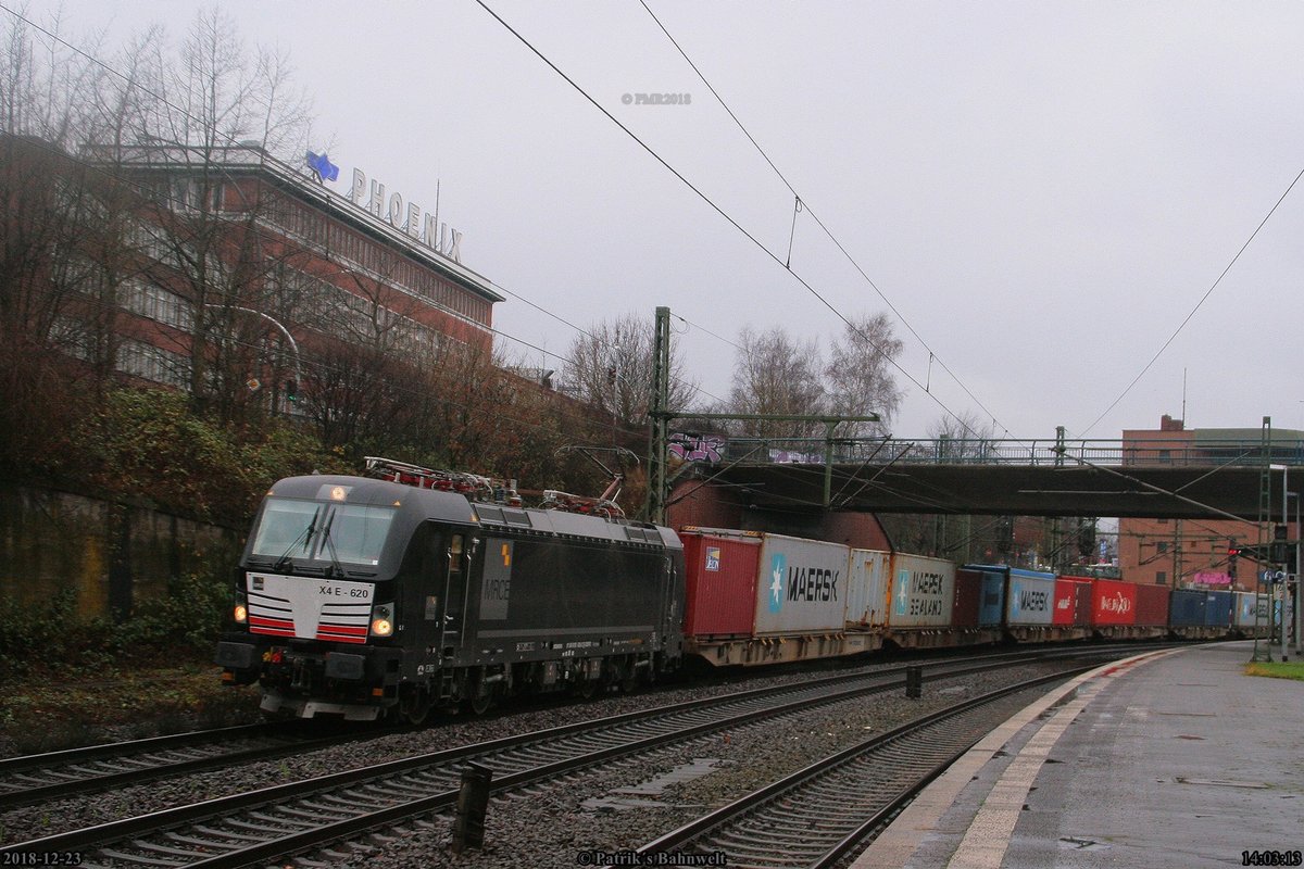MRCE 193 620 mit Containerzug am 23.12.2018 in Hamburg-Harburg