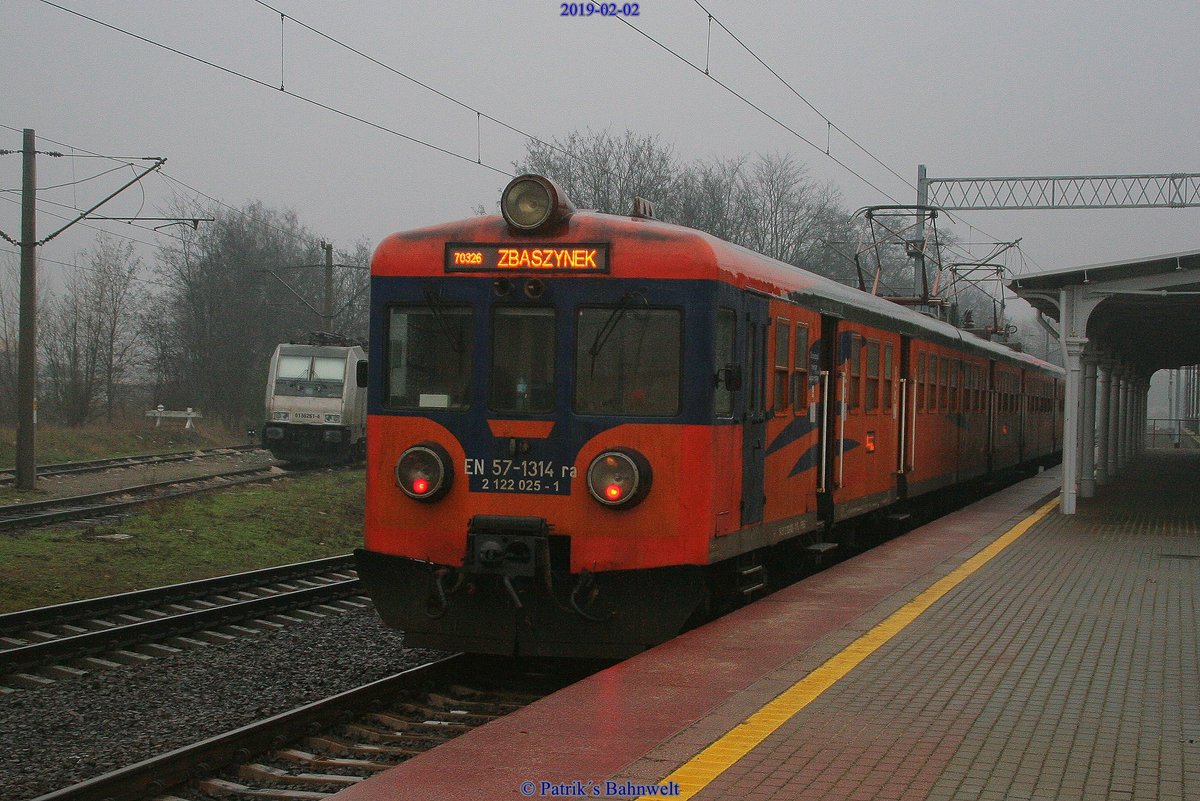 PKP EN57-1314 als R 70326 nach Zbaszynek
am 02.02.2019 in Rzepin