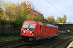 DB 187 100 Lz Richtung Süden  am 25.10.2018 in Hamburg-Harburg