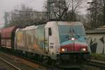 baureihe-186-traxx-f140-ms/643073/metrans-386-020-150-jahre-hafenbahn Metrans 386 020 '150 Jahre Hafenbahn' am 18.12.2018 in Hamburg-Harburg